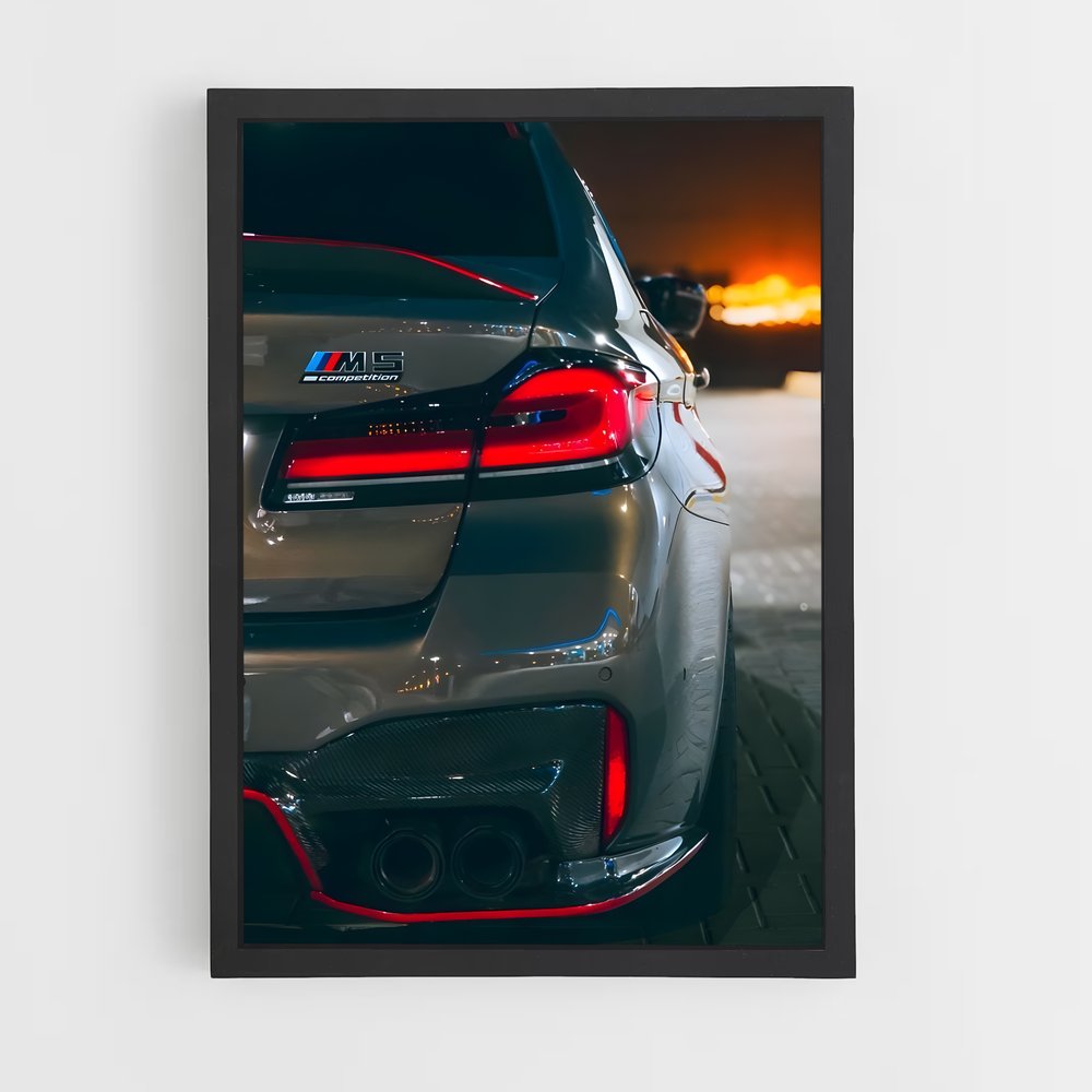 Poster Lumières de Vitesse – affiche BMW (vue 2)